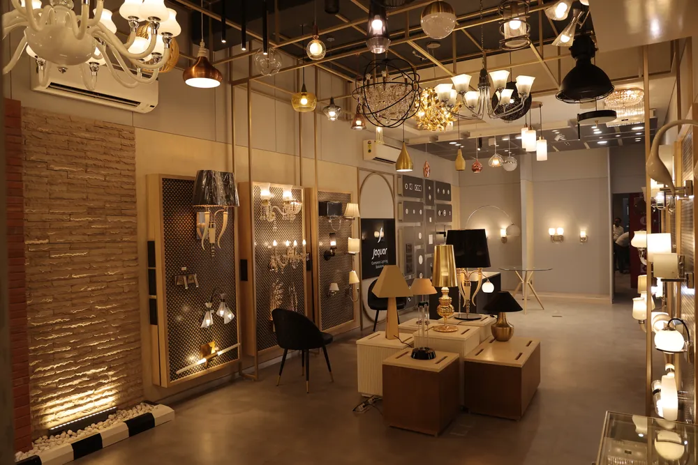 Decorative lighting and lamps display at BGH